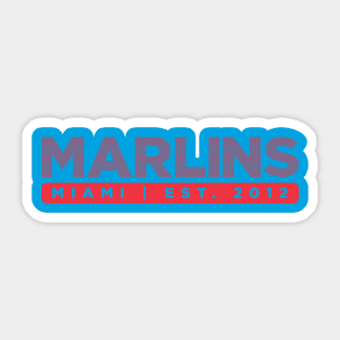 Marlins #1 Sticker